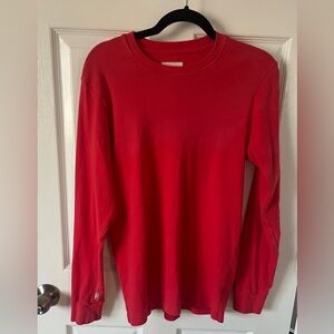 Province of Canada Red Organic Cotton Long Sleeve – Made in Canada (Size M)